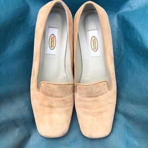 Talbots tan suede flats